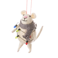 Abbott Mouse with Lights Ornament