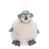 Abbott Penguin in Snowball Ornament