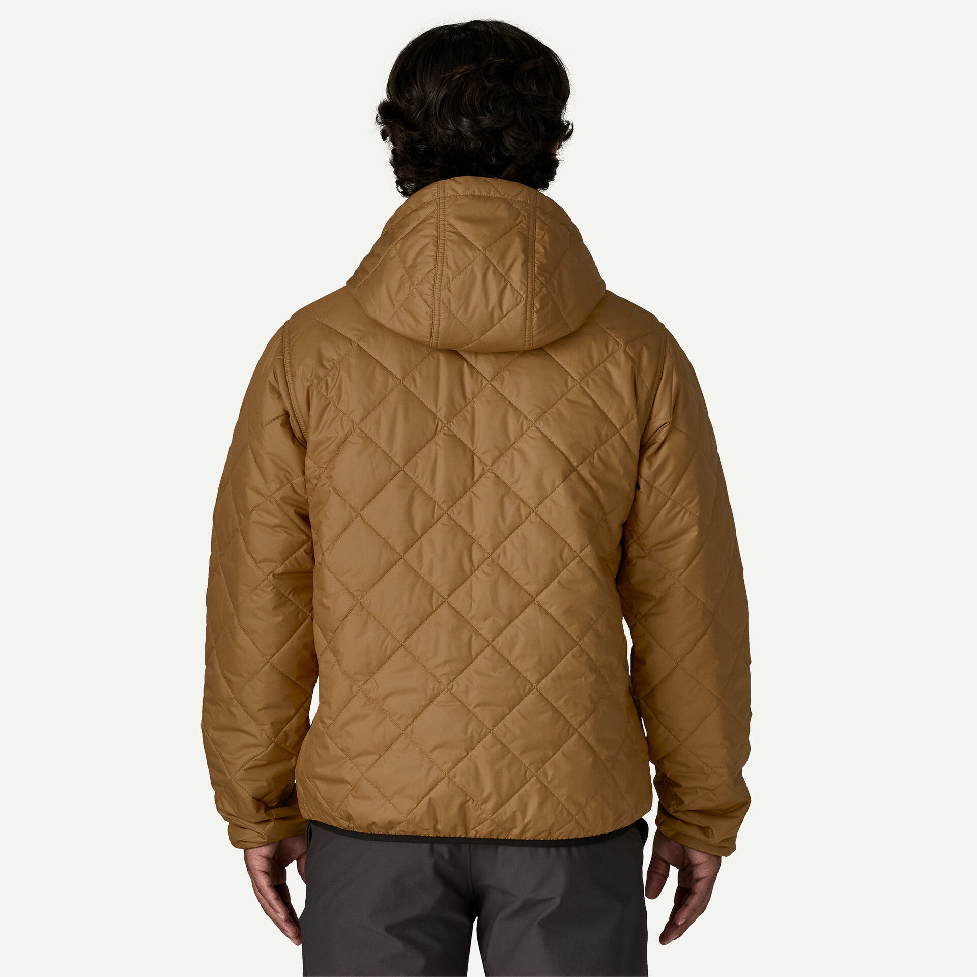 Men's Diamond Quilted Bomber Hoody