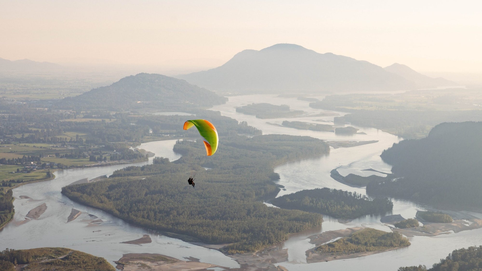 Tandem Paragliding Flight