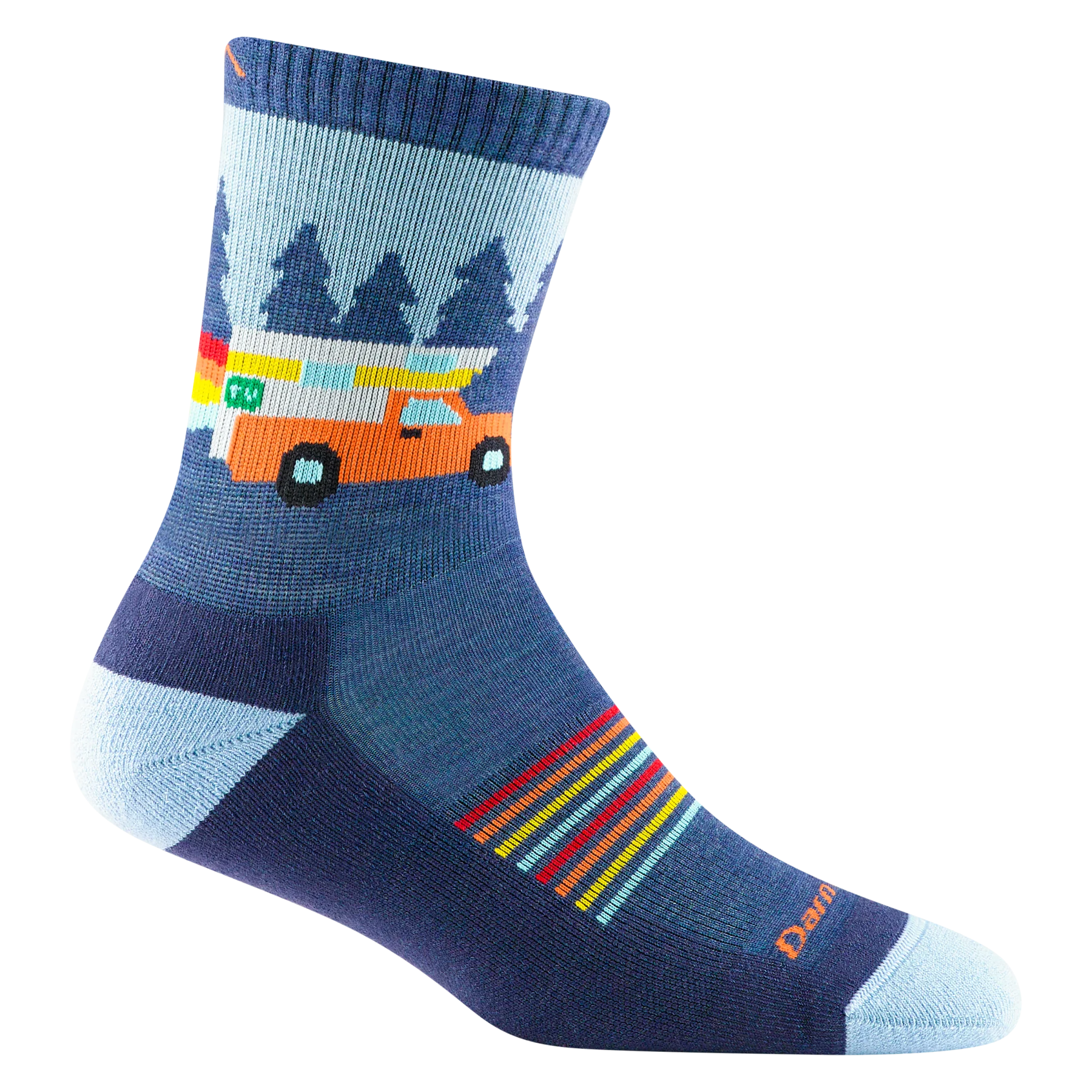 Kids Van Wild Micro Crew Lightweight Hiking Socks | 3037