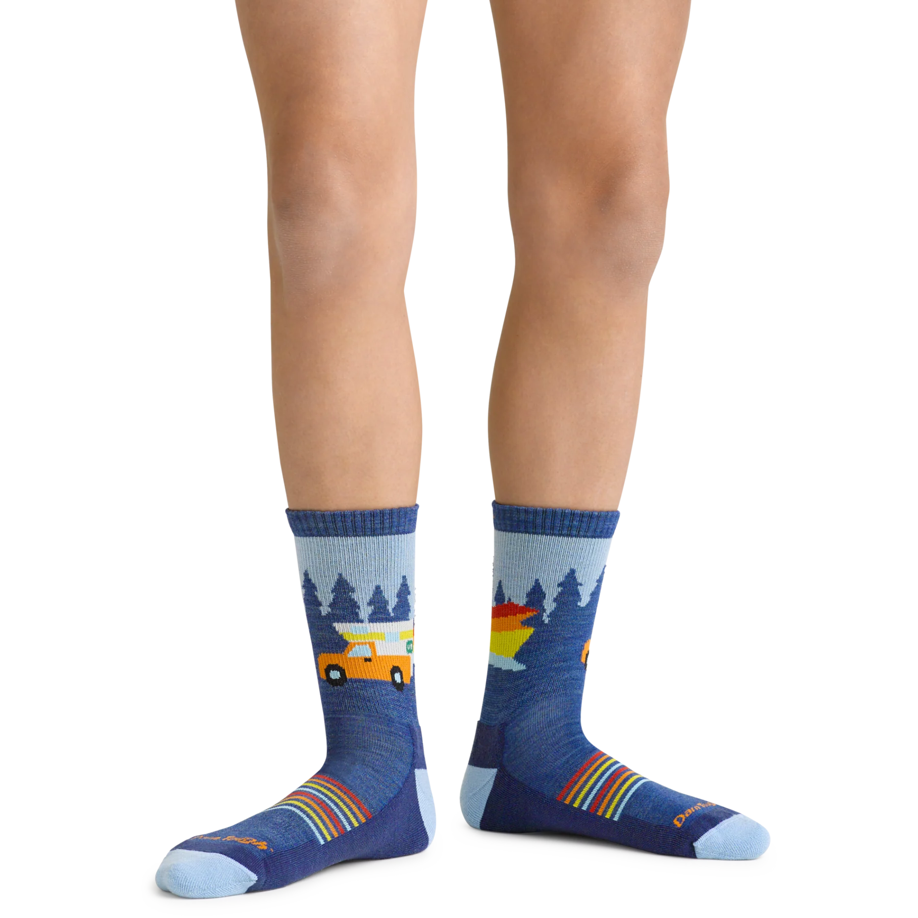 Kids Van Wild Micro Crew Lightweight Hiking Socks | 3037