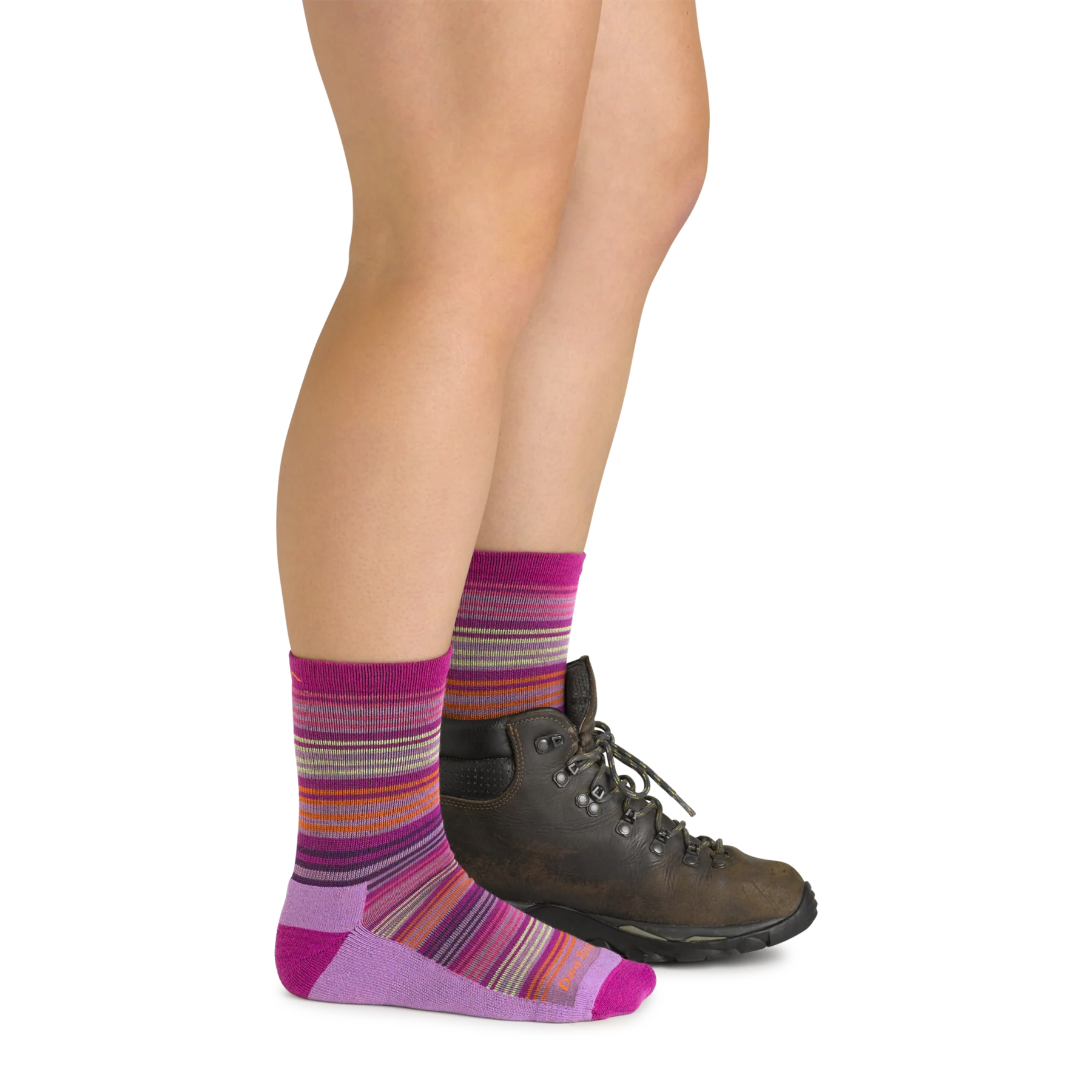 Kids Zebra Canyon Micro Crew Lightweight Hiking Socks | 3042