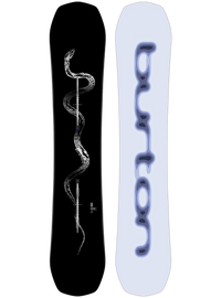 Burton Spellbinder Camber snowboard, Serpent base graphic