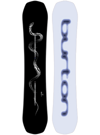 Burton Spellbinder Camber snowboard, Serpent base graphic