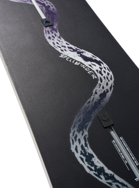 Burton Spellbinder Camber snowboard, Serpent topsheet