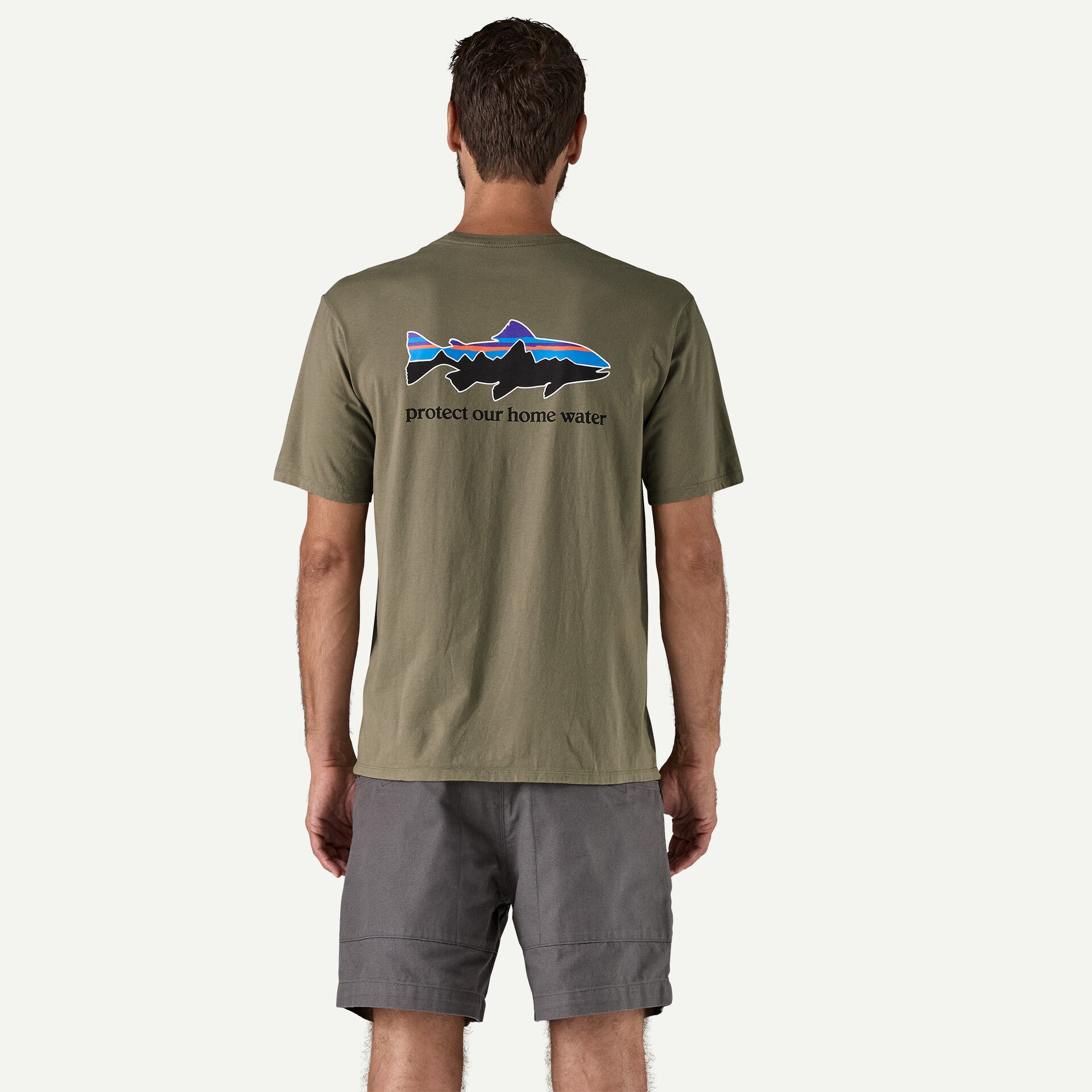Men's Home Water Trout Organic T-Shirt
