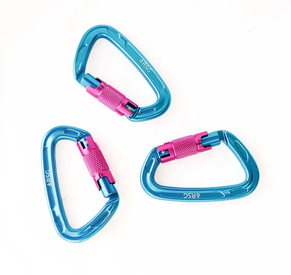 Twist-Lock Carabiner 3 Pack - 25kn