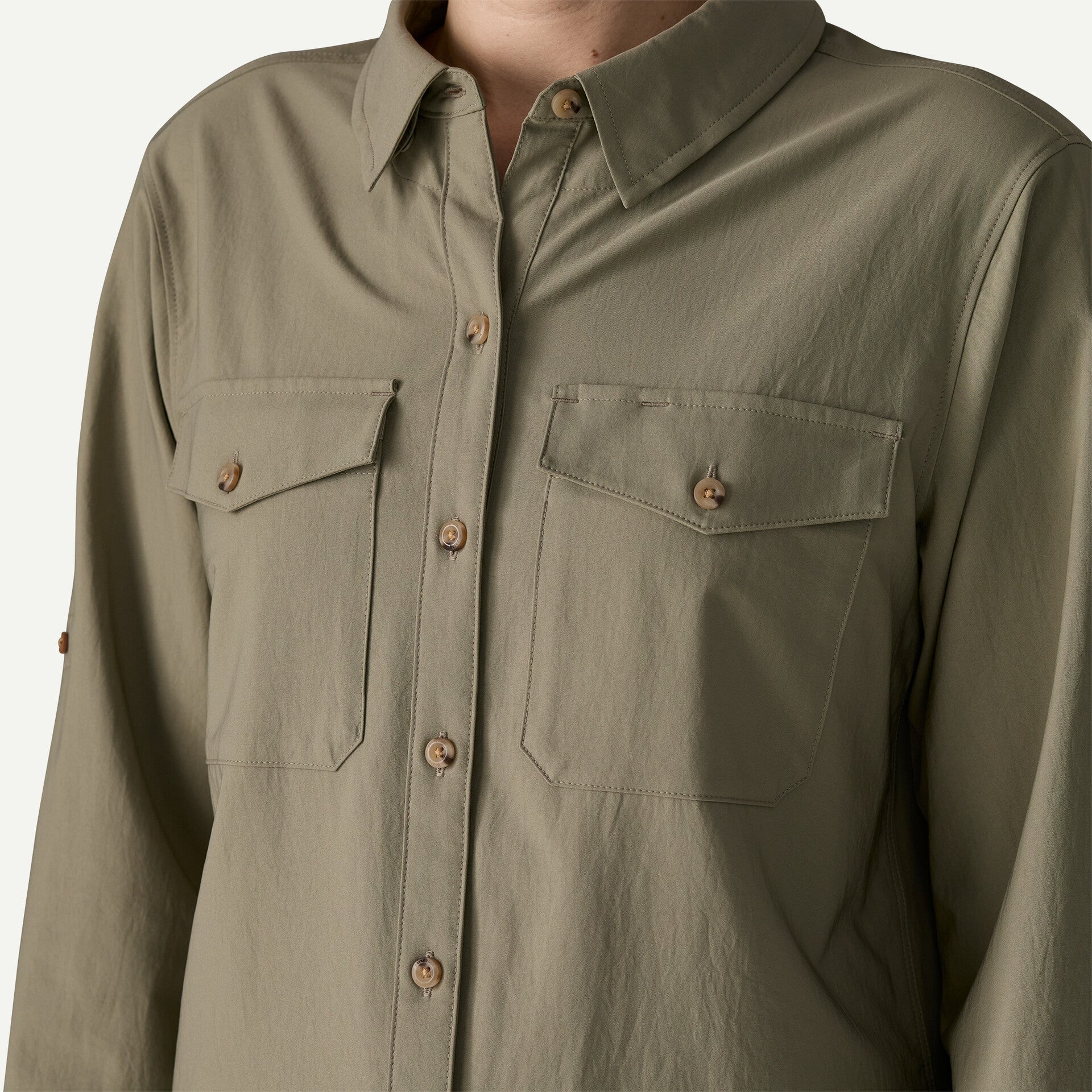 Women's Long-Sleeved Self-Guided Sun Shirt