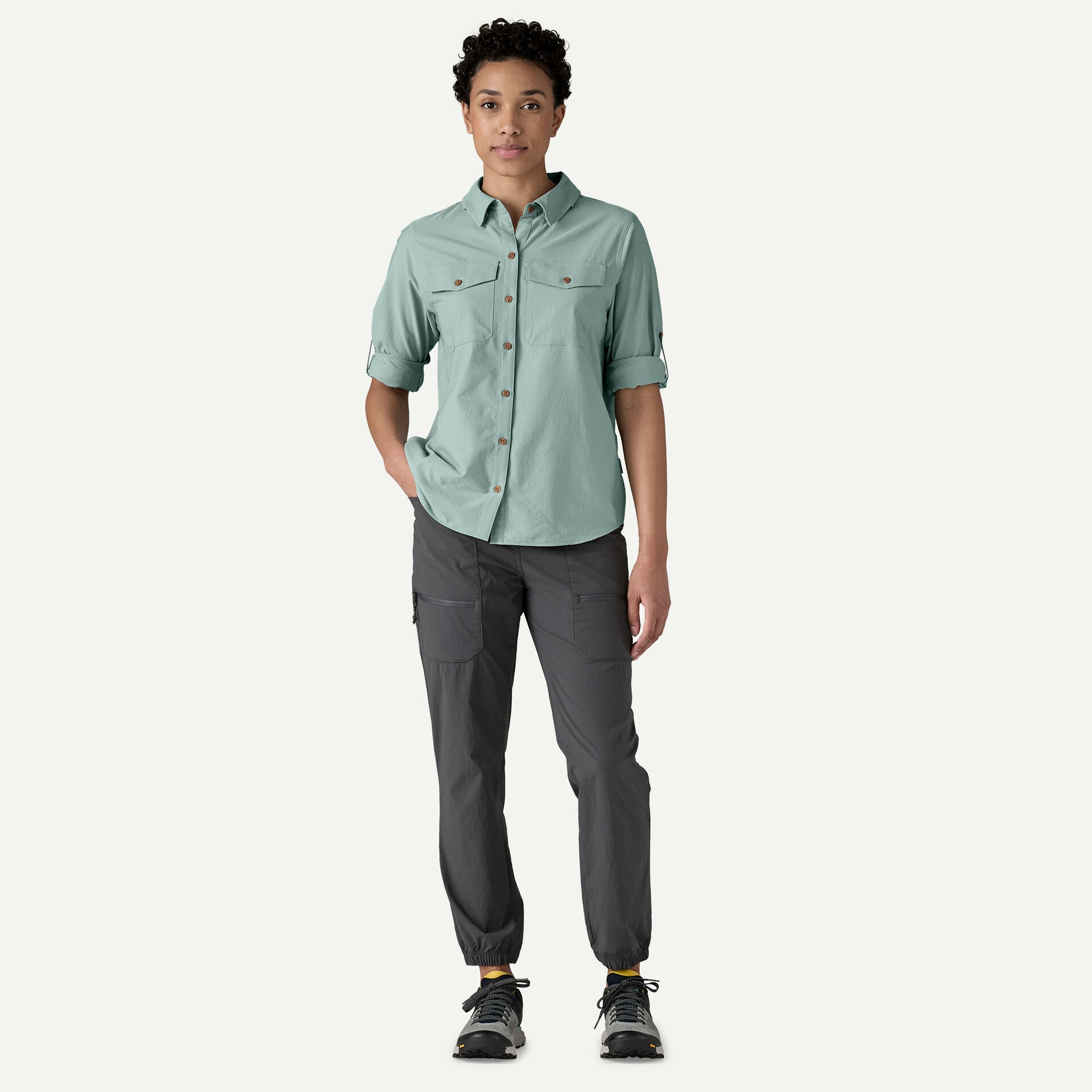 Women's Long-Sleeved Self-Guided Sun Shirt