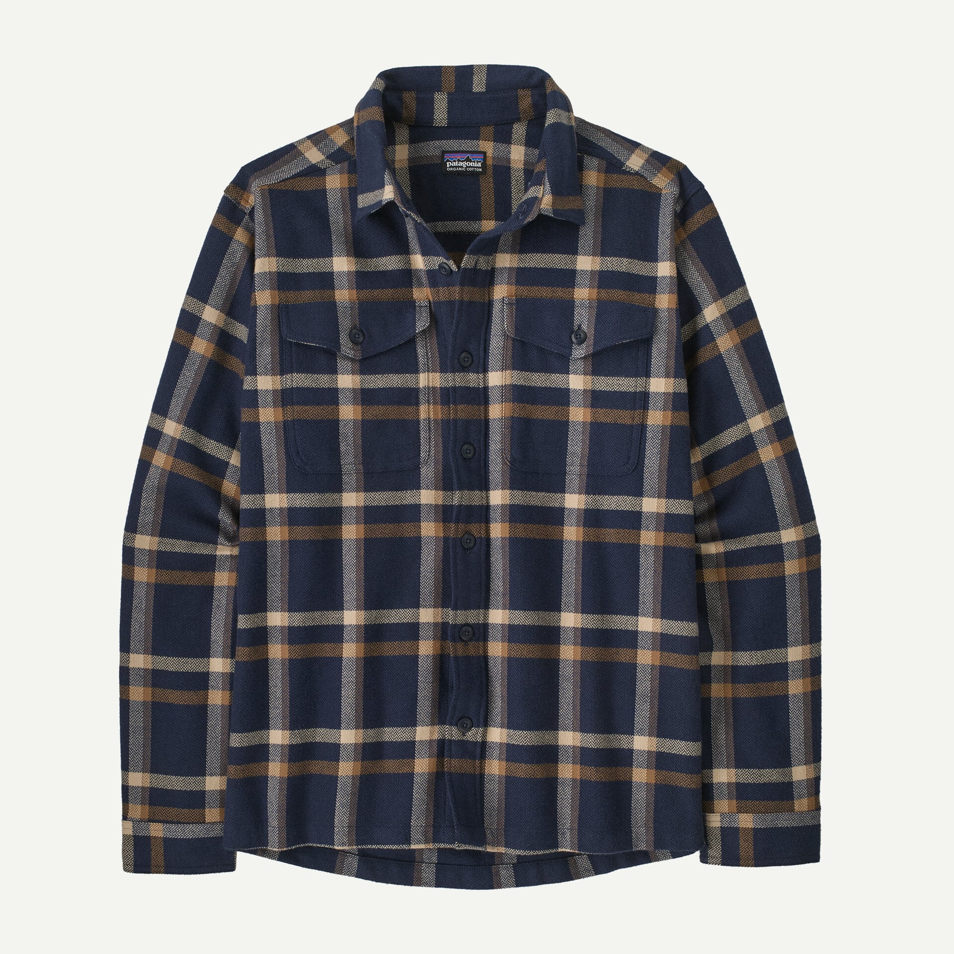 Men's Fjord Flannel Shirt - Crossing: New Navy