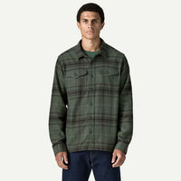Men's Fjord Flannel Shirt - Dissolve: Treeline Green