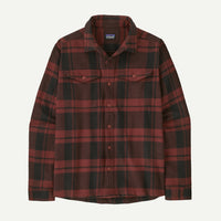 Men's Fjord Flannel Shirt - Powder: Rusty Red