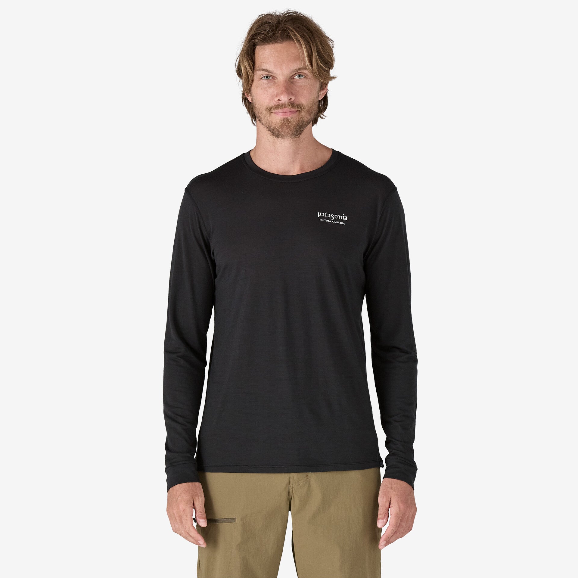 Men's Long-Sleeved Capilene Cool Merino Graphic Shirt