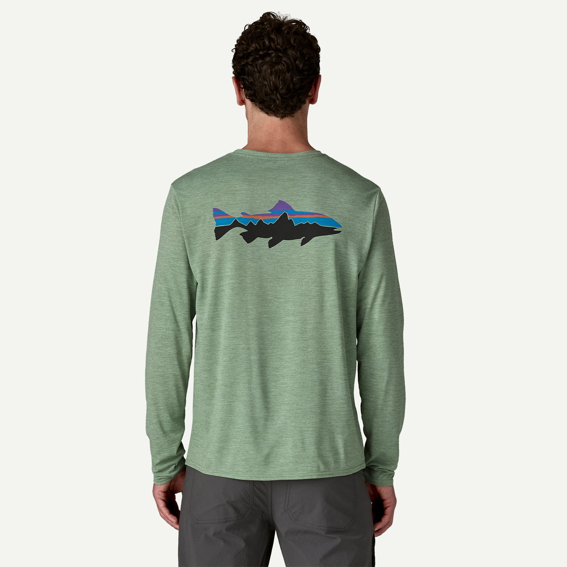 Men's Long-Sleeved Capilene® Cool Daily Graphic Shirt