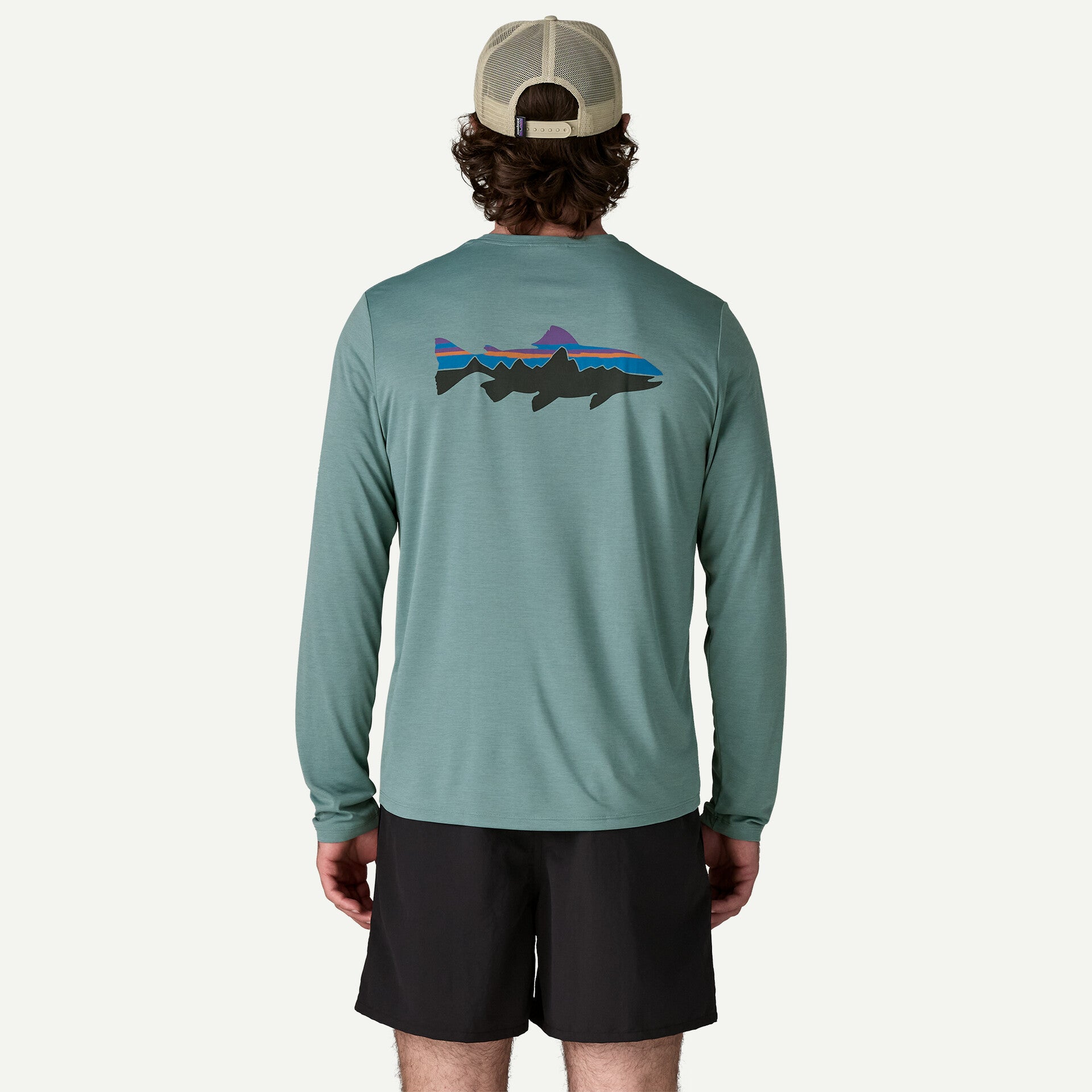 Men's Long-Sleeved Capilene® Cool Daily Shirt - Fitz Roy Trout