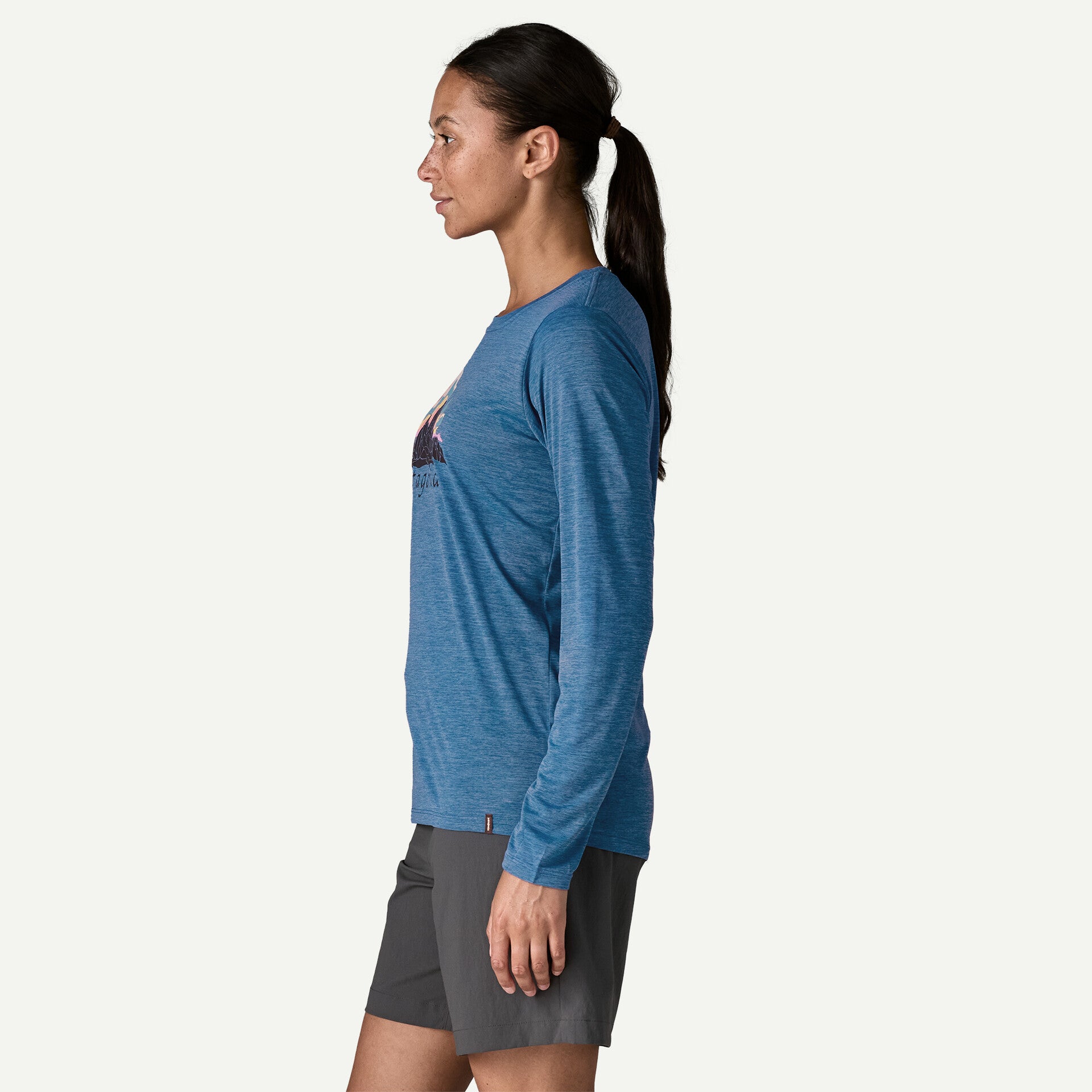 Women's Long-Sleeved Capilene® Cool Daily Shirt - Fitz Roy Nimbus