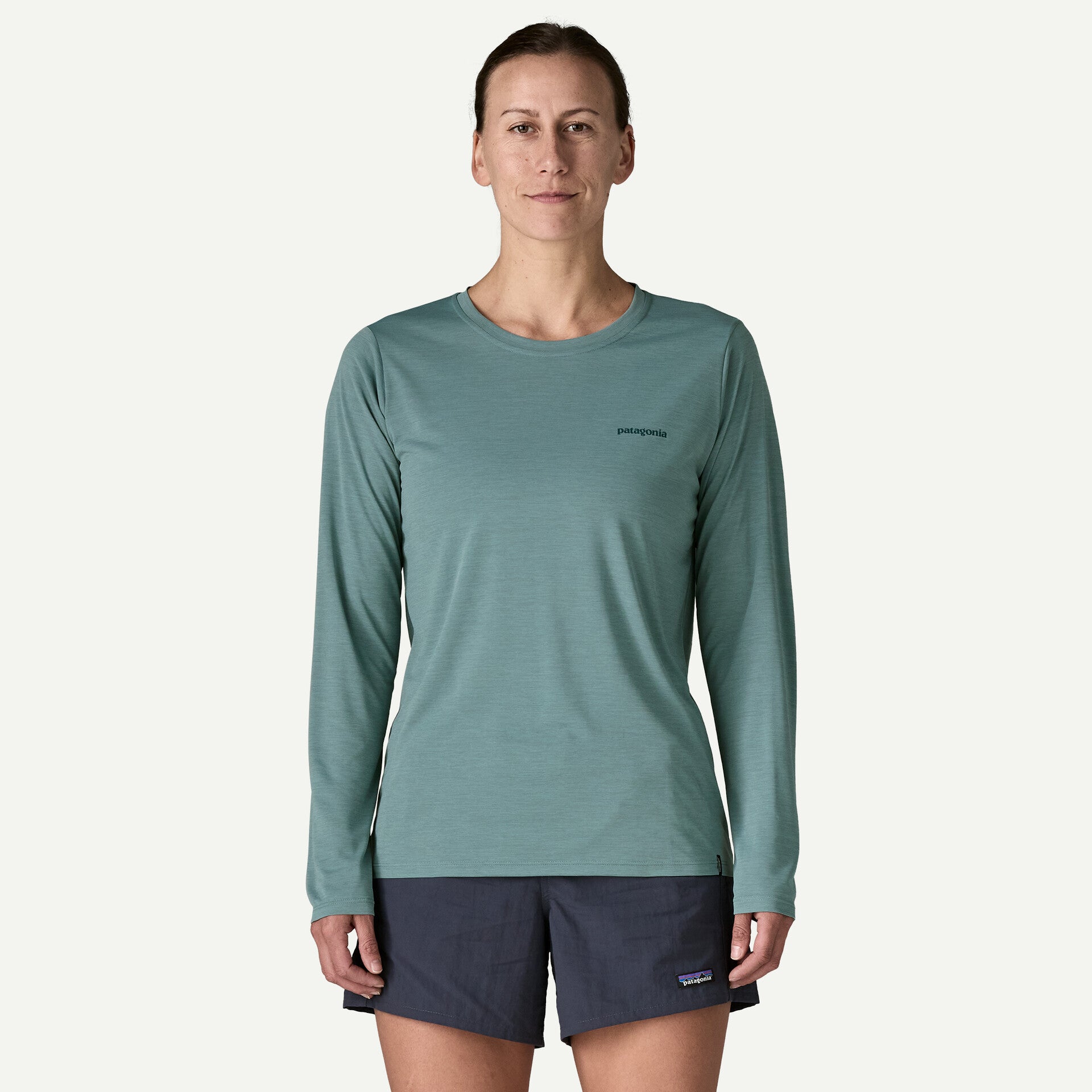 Women's Long-Sleeved Capilene® Cool Daily Shirt - Boardshort Logo