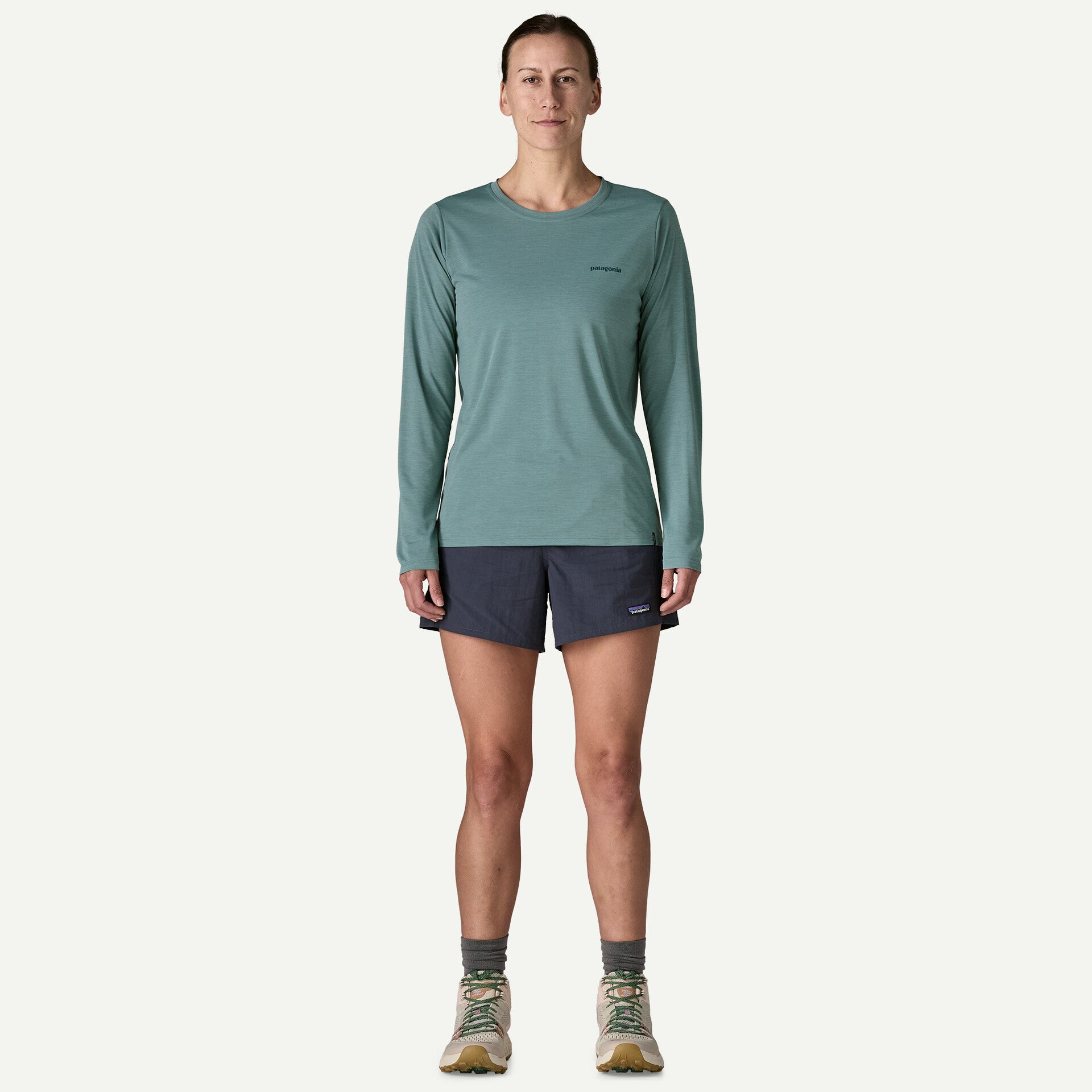 Women's Long-Sleeved Capilene® Cool Daily Shirt - Boardshort Logo