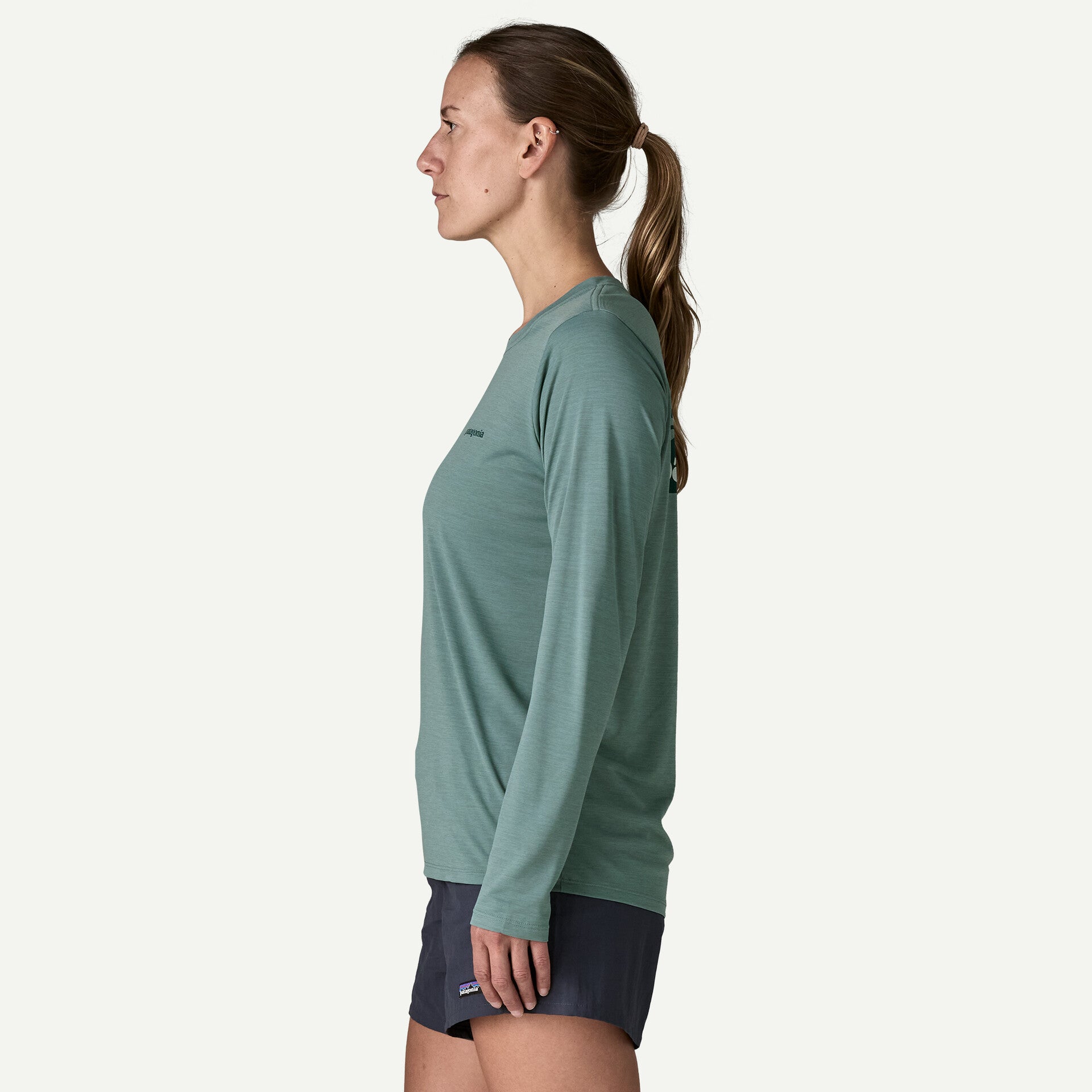 Women's Long-Sleeved Capilene® Cool Daily Shirt - Boardshort Logo