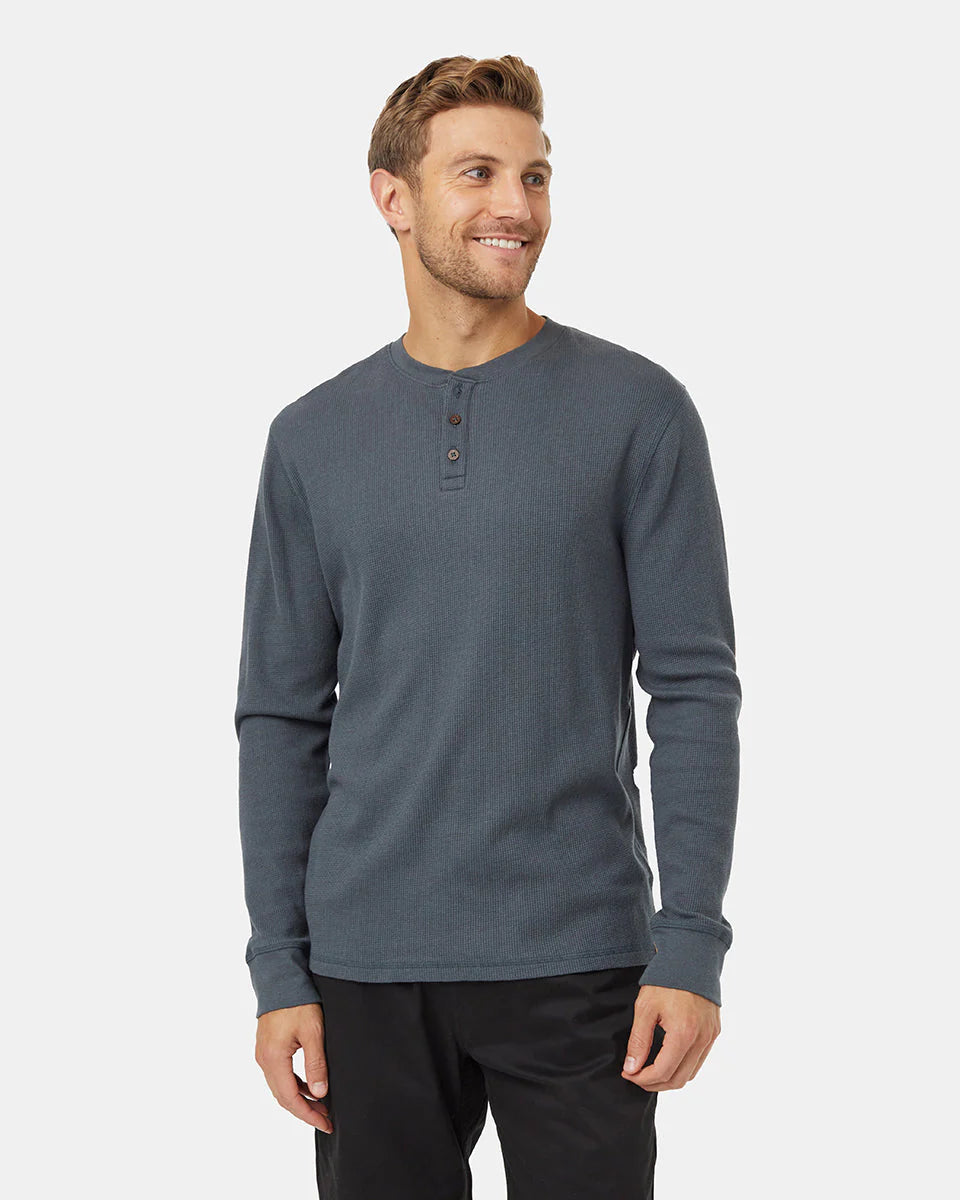 Men’s TreeWaffle Henley Longsleeve