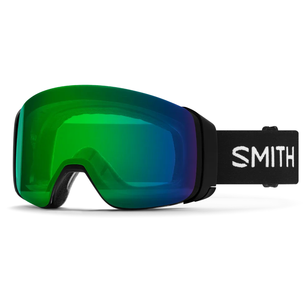 Smith 4D MAG goggle, Black frame with ChromaPop Everyday Green Mirror lens