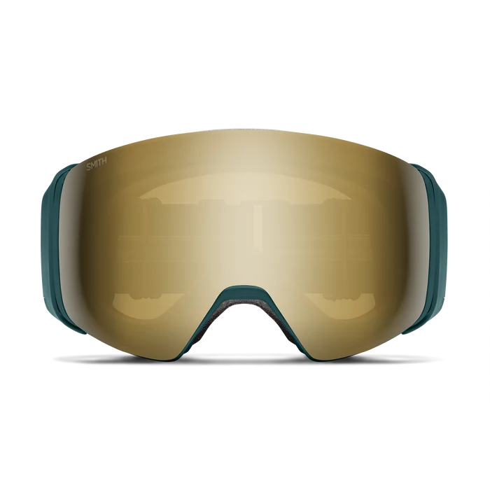 Smith 4D MAG goggle, Malachite frame with ChromaPop Sun Black Gold Mirror lens