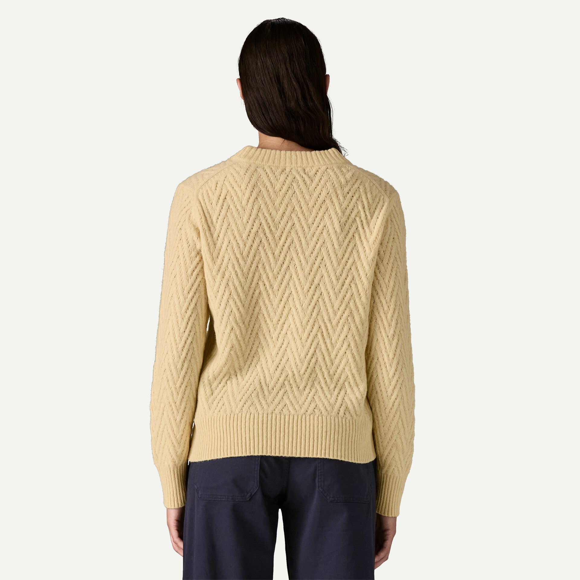 Women's Recycled Wool- Blend Crewneck Sweater