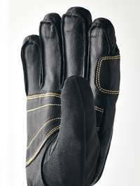 Hestra Army Leather GORE-TEX Short 5-Finger glove in Black, second view