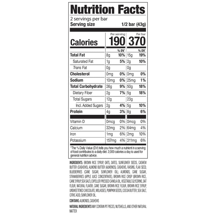 Simply Real Bar - Wholeberry Blast
