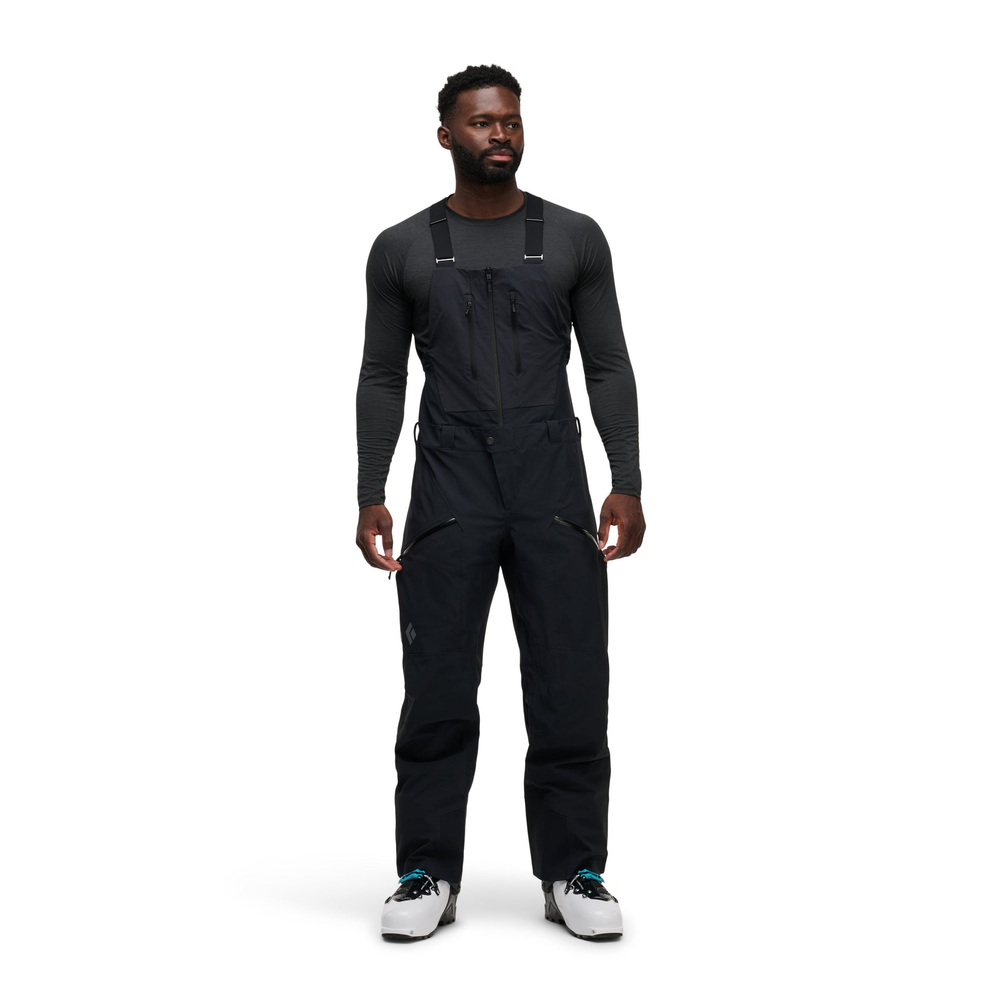 Black Diamond Men's Recon Stretch Bibs - Black, detail