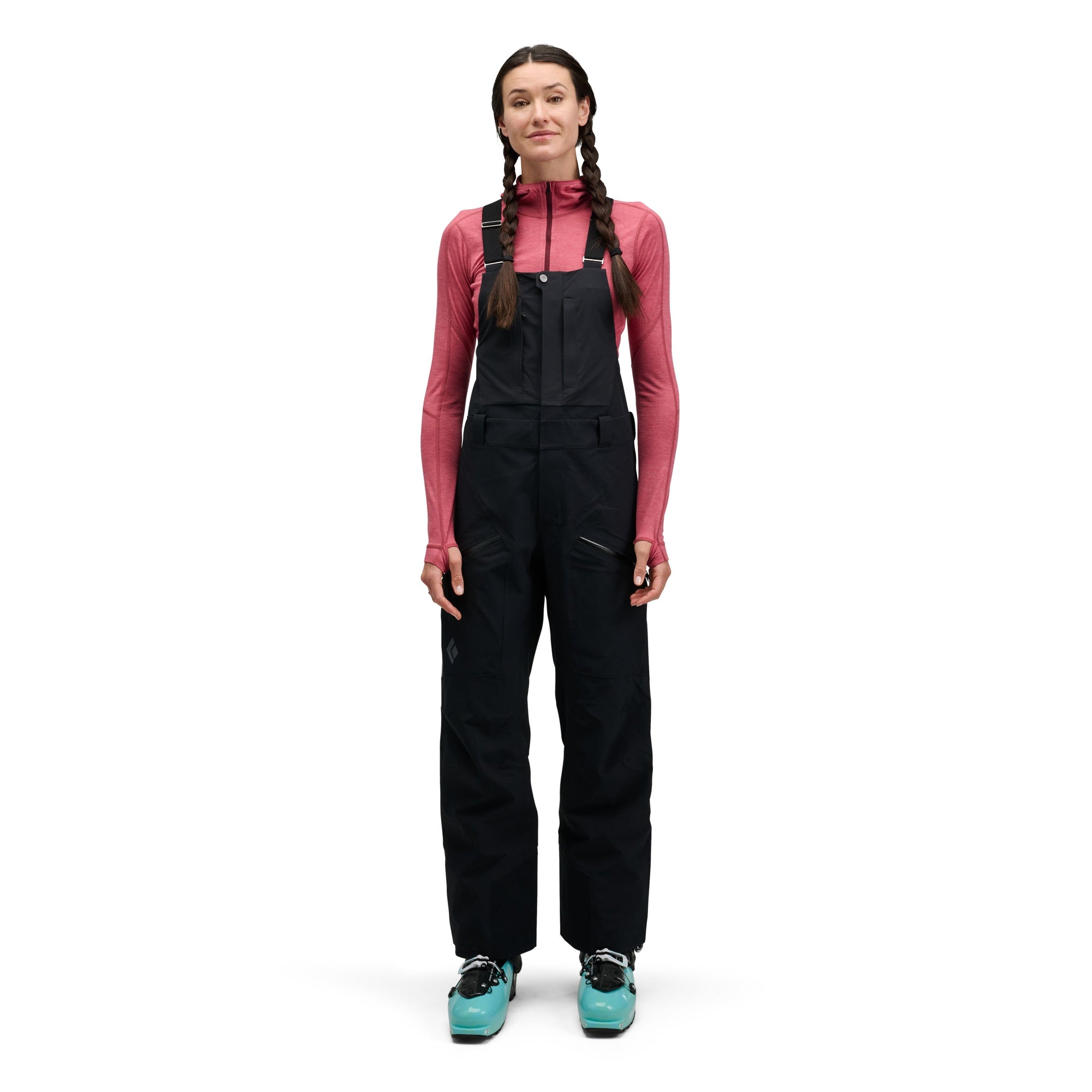Black Diamond Women's Recon Stretch Bibs - Black, detail