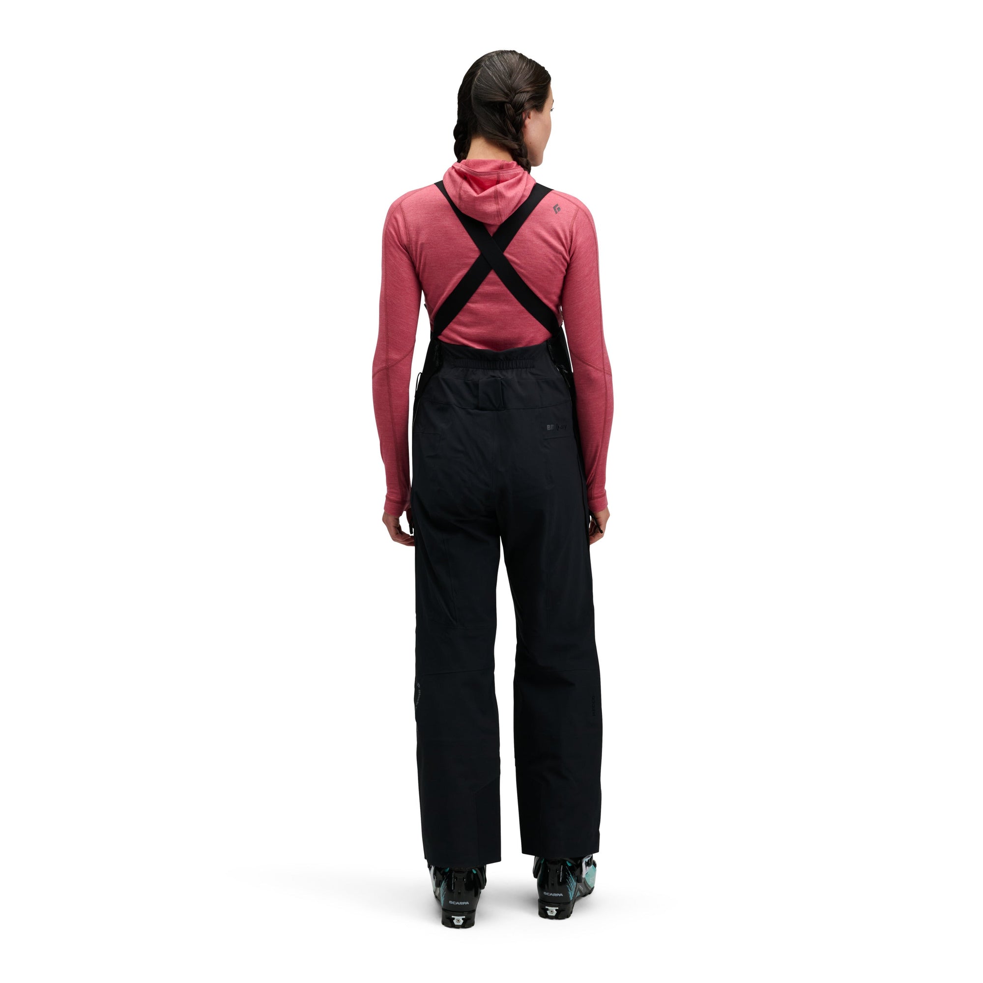 Black Diamond Women's Recon Stretch Bibs - Black, detail