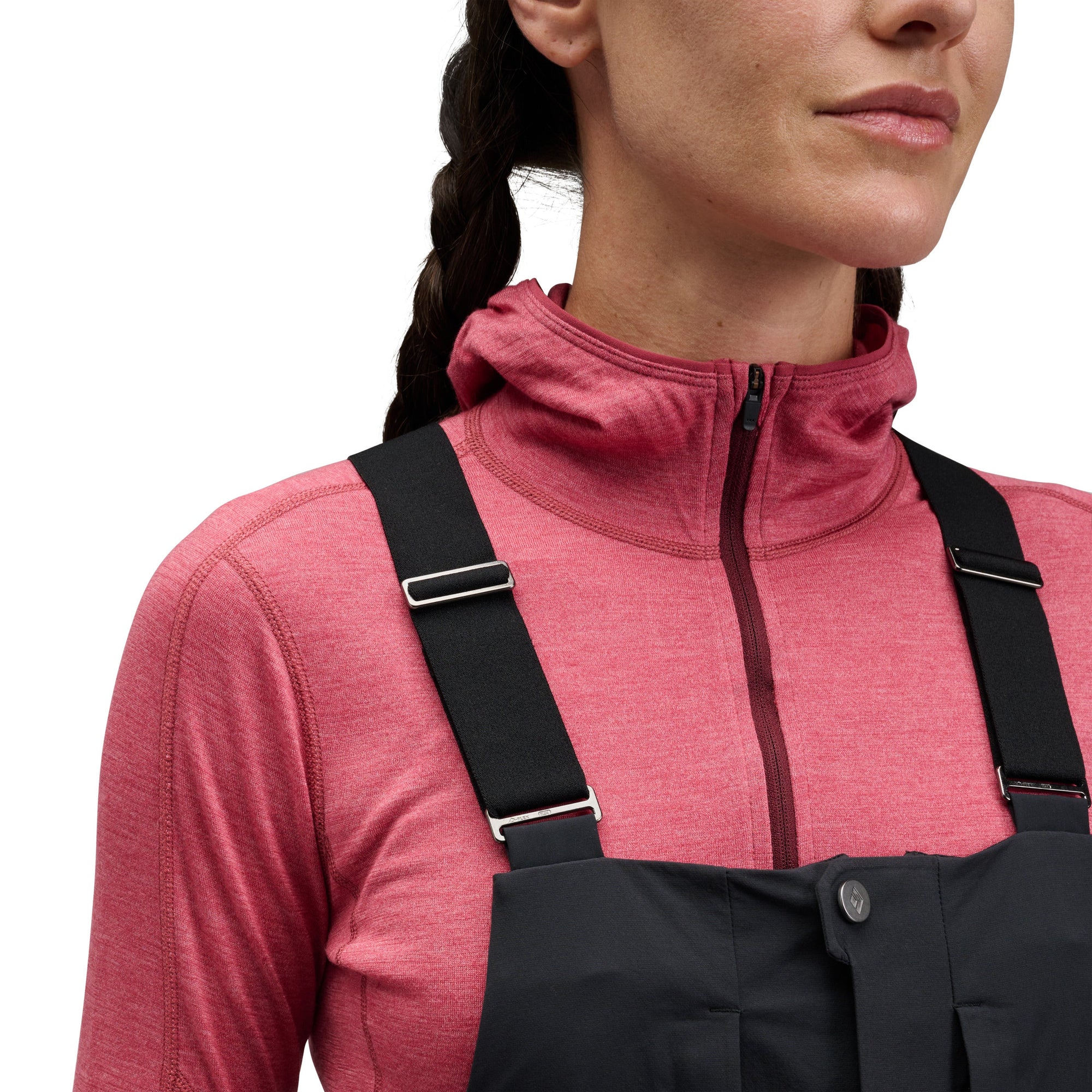 Black Diamond Women's Recon Stretch Bibs - Black, detail