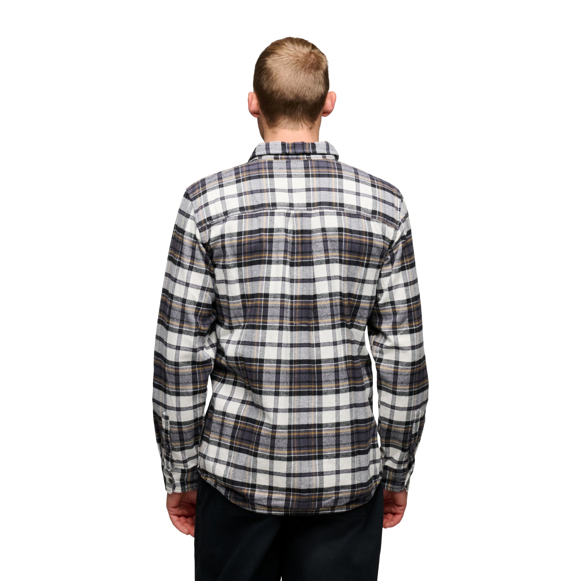 Black Diamond Men's Project Flannel - Black-Chalk