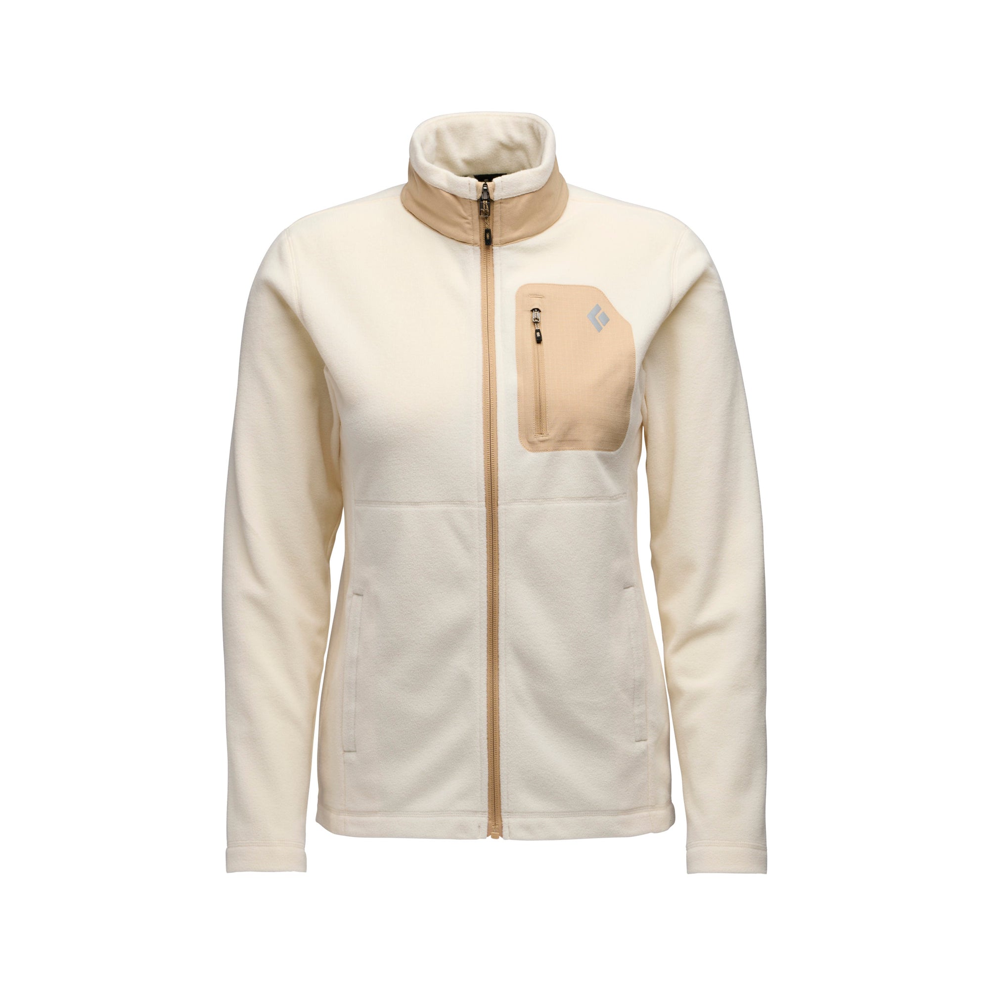 Black Diamond Women's Rift Full-Zip Fleece Jacket - Chalk-Khaki