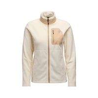 Black Diamond Women's Rift Full-Zip Fleece Jacket - Chalk-Khaki