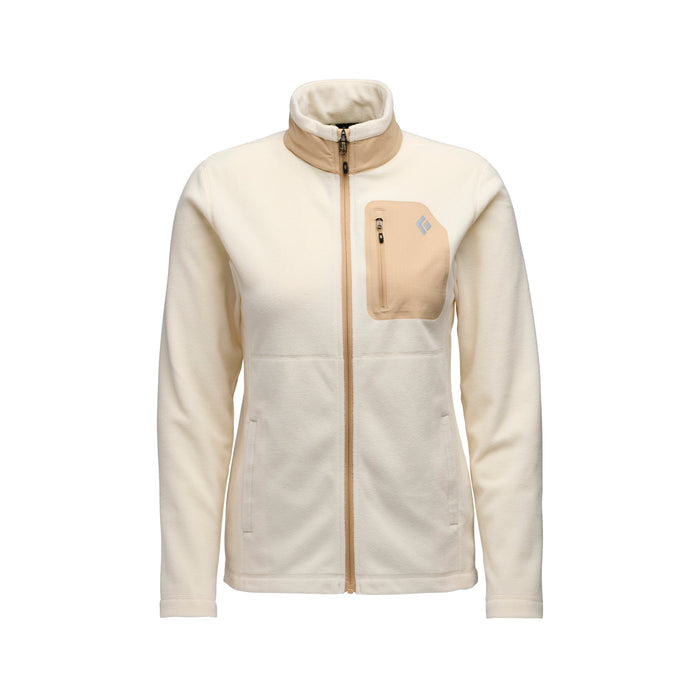 Black Diamond Women's Rift Full-Zip Fleece Jacket - Chalk-Khaki