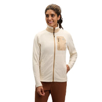 Black Diamond Women's Rift Full-Zip Fleece Jacket - Chalk-Khaki