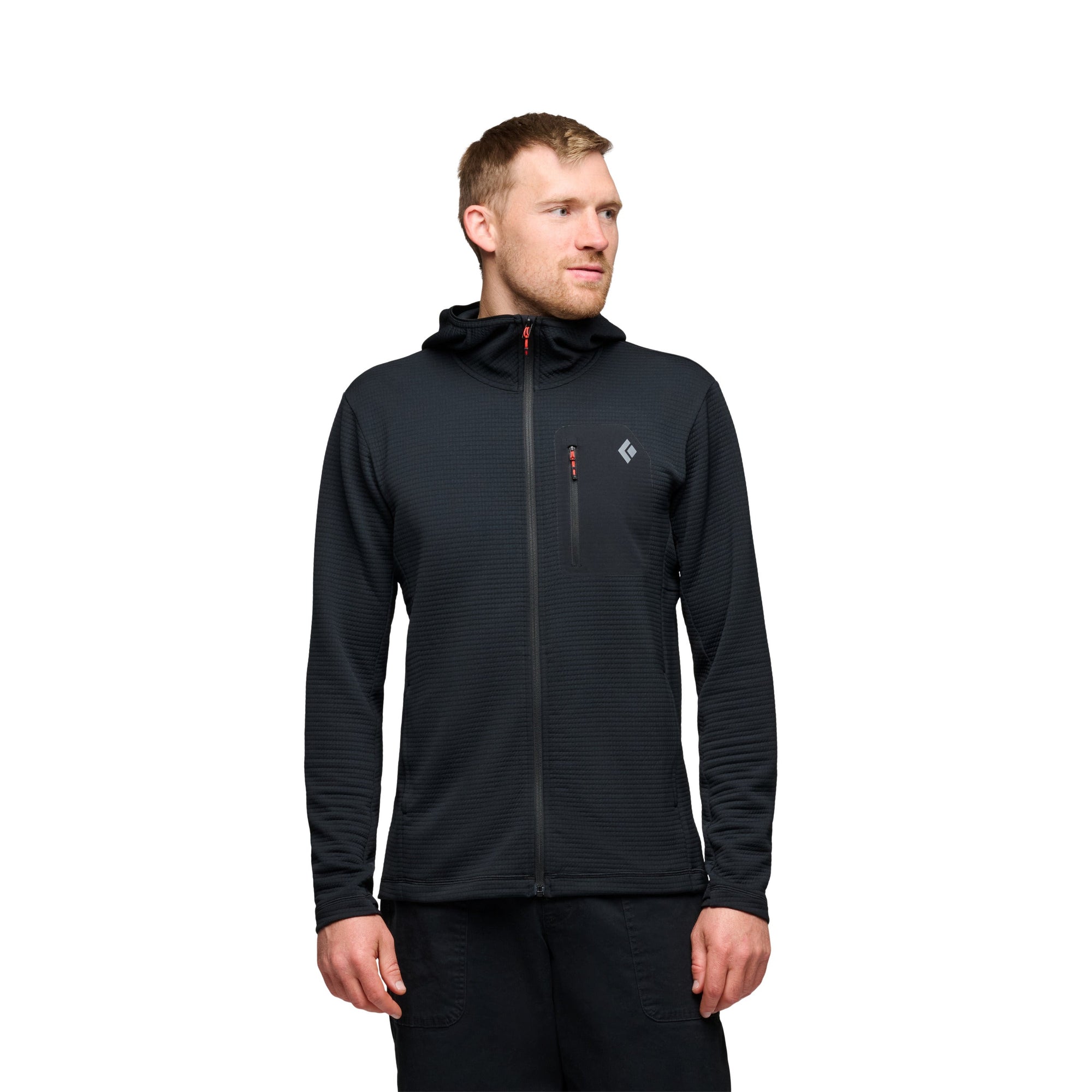 Black Diamond Men's Diverge Full Zip Hoody - Black