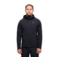Black Diamond Men's Coefficient Storm Full Zip Hoody - Black