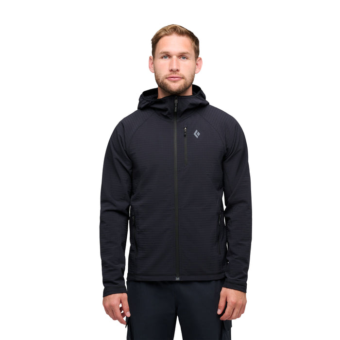 Black Diamond Men's Coefficient Storm Full Zip Hoody - Black
