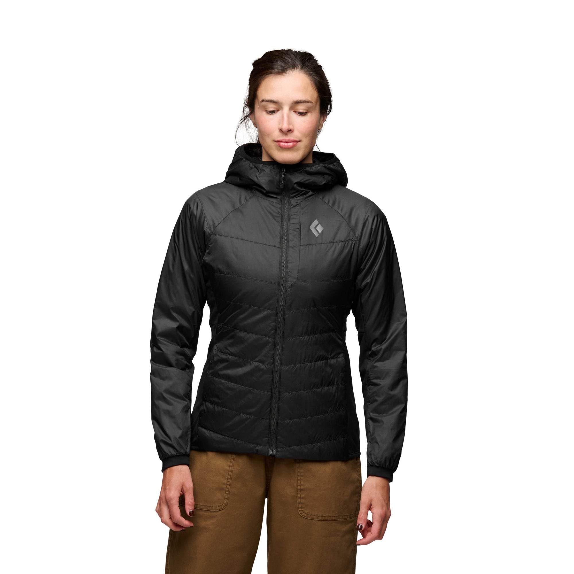 Black Diamond Women's Solution 1.0 Hoody - Black, detail