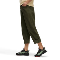 Black Diamond Women's Dirtbag Pants in Dark Moss, detail 2