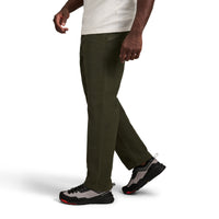Black Diamond Men's Dirtbag Pants in Dark Moss, side