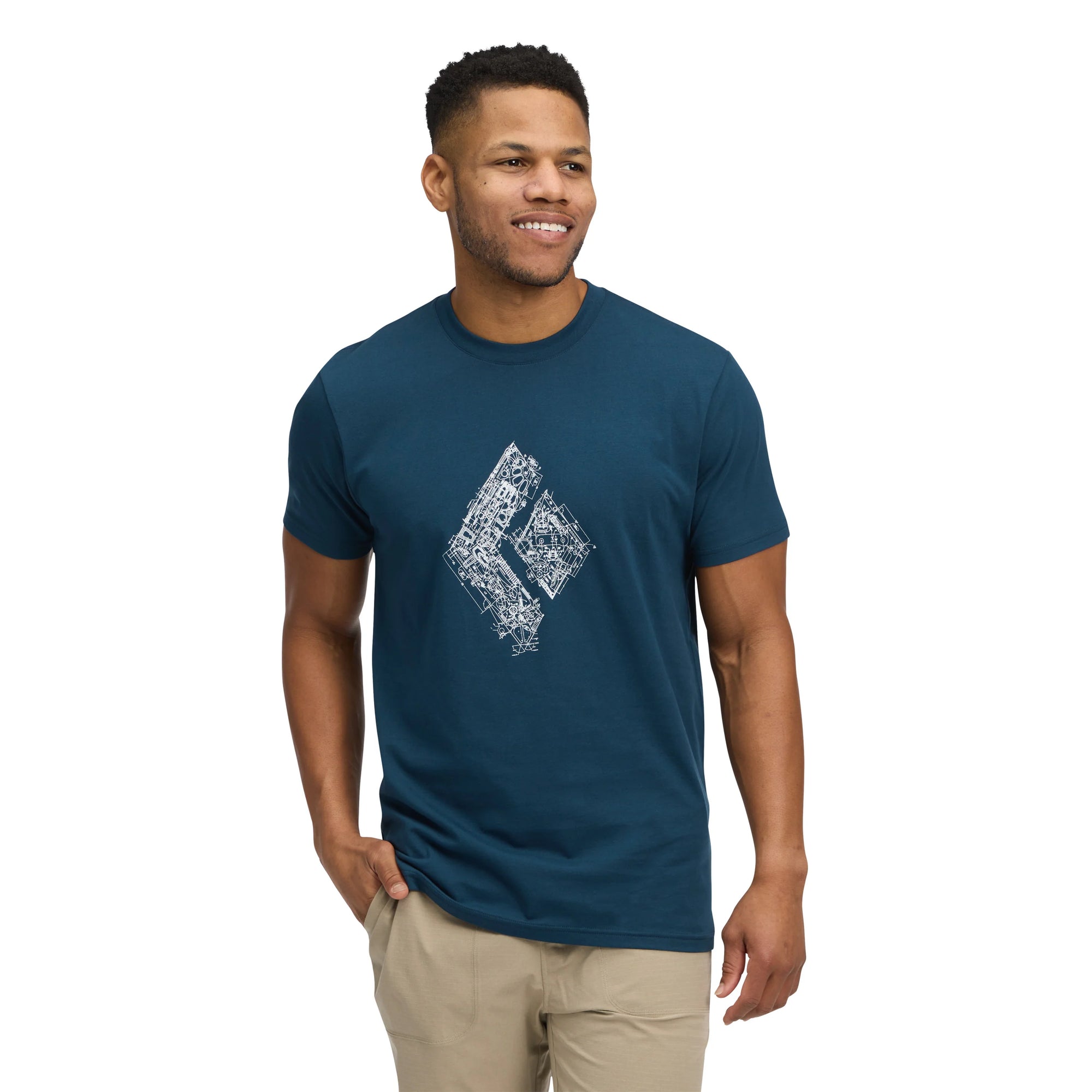 Men's Engineered Diamond Short Sleeve Tee