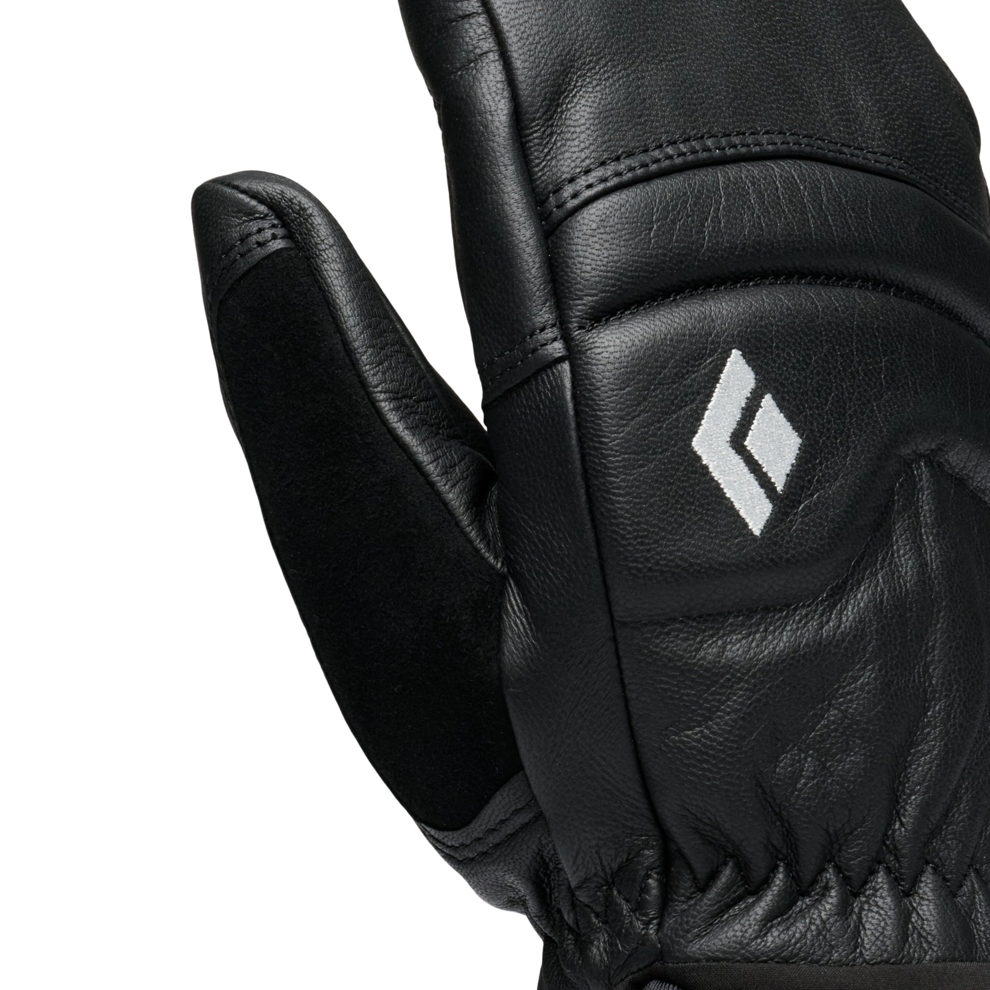 Black Diamond Women's Spark Mitts in Black, view 3
