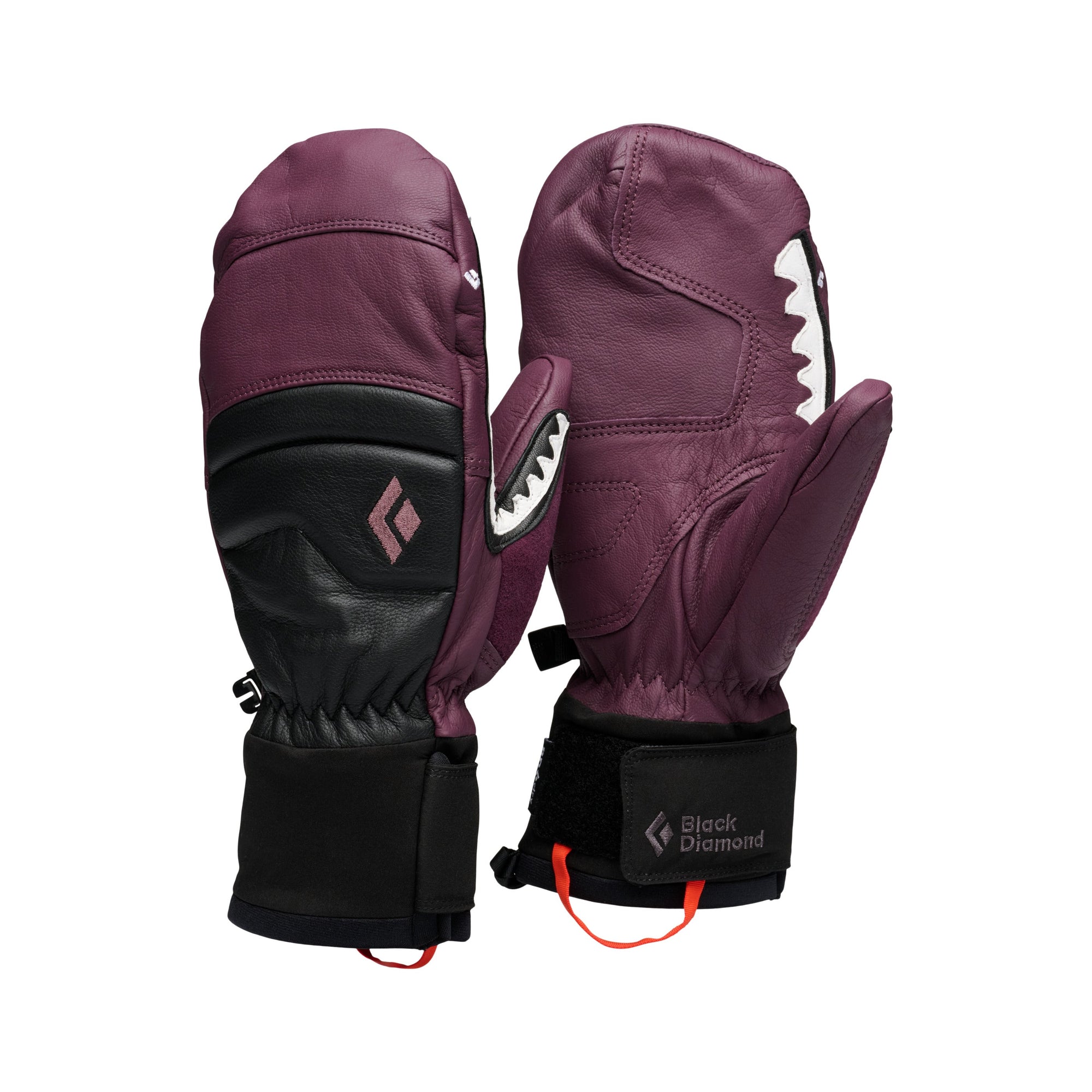 Black Diamond Women's Spark Mitts in Dragon Fig, view 1