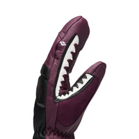 Black Diamond Women's Spark Mitts in Dragon Fig, view 3
