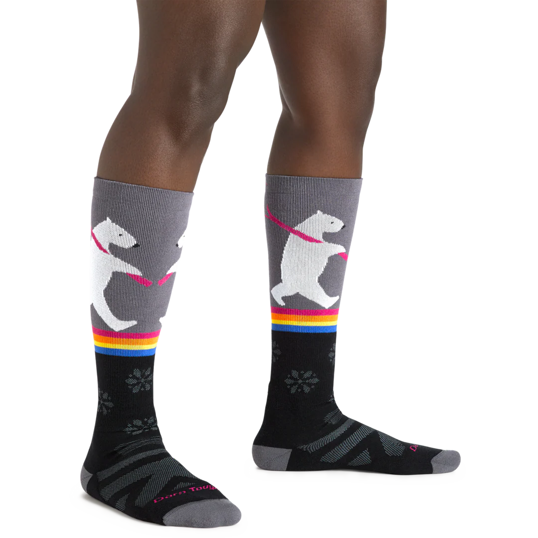 Women's Due North Over-the-Calf Midweight With Cushion | Ski & Snowboard Sock | 8041